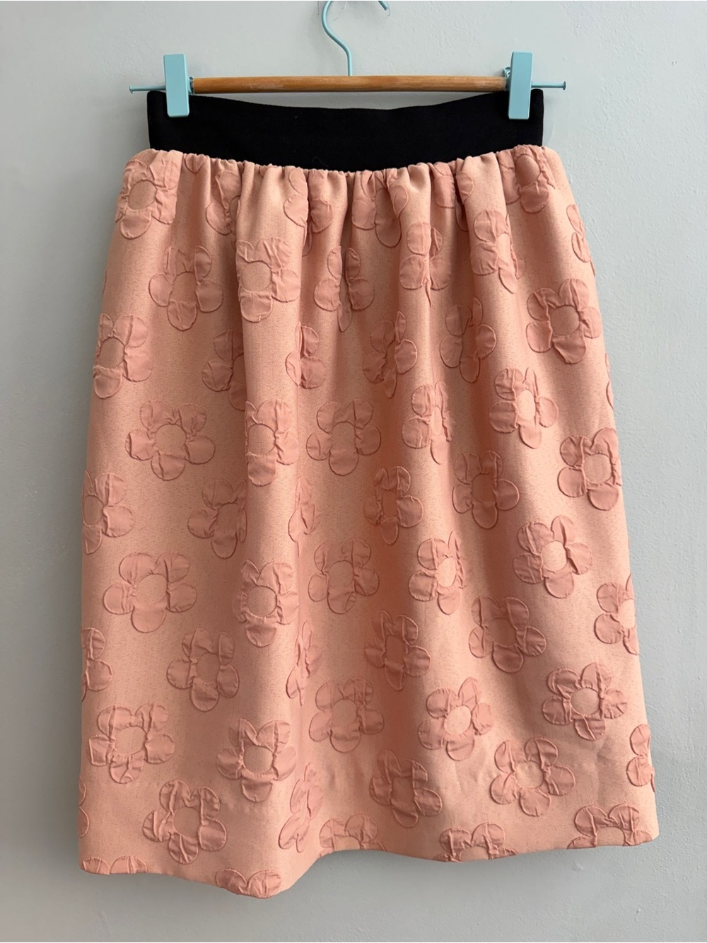 Orla Kiely Pink Raised Flower Skirt, Size 2